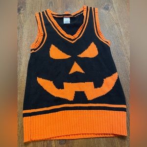 Spirit Halloween Pumpkin Sweater Vest